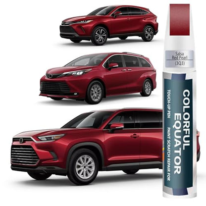3Q3 Dark Red Salsa Red Pearl Car Touch Up Paint for Toyota OEM Color Match