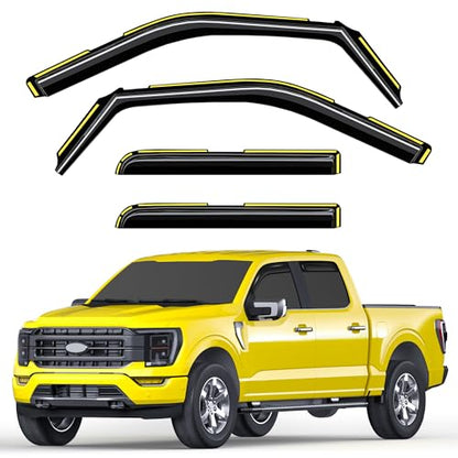 Window Visors Rain Guards for Ford F150 2021