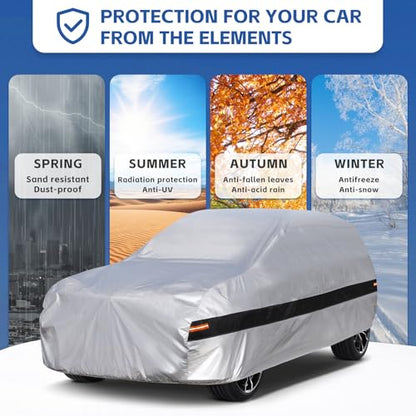 10 Layers SUV Car Cover Custom Fit for GMC Yukon XL