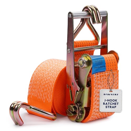 Heavy Duty 4 Inch x 30 Ft Ratchet Straps