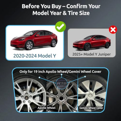Wheel Rim Protector for Tesla Model Y Gemini 19 inch Apollo Wheels 2020