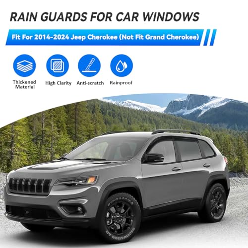 4pcs Window Visors Rain Guards for 2014