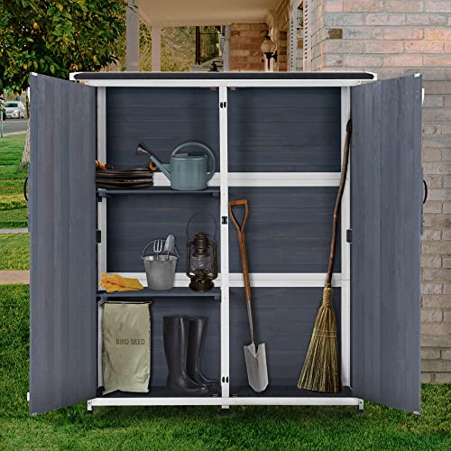 Outdoor Storage Cabinet with Shelves