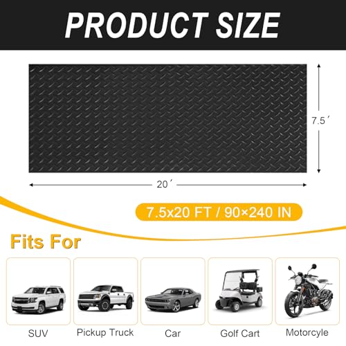7.5x20 FT Garage Floor Mat