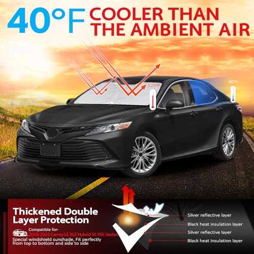Windshield Sun Shade for Toyota Camry 2018