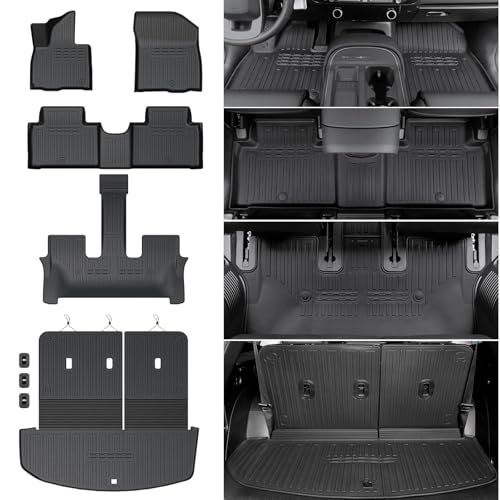 Floor Mats for 2026 2027 Hyundai Palisade Hybrid 7