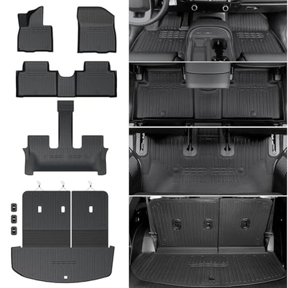 Floor Mats for 2026 2027 Hyundai Palisade Hybrid 7