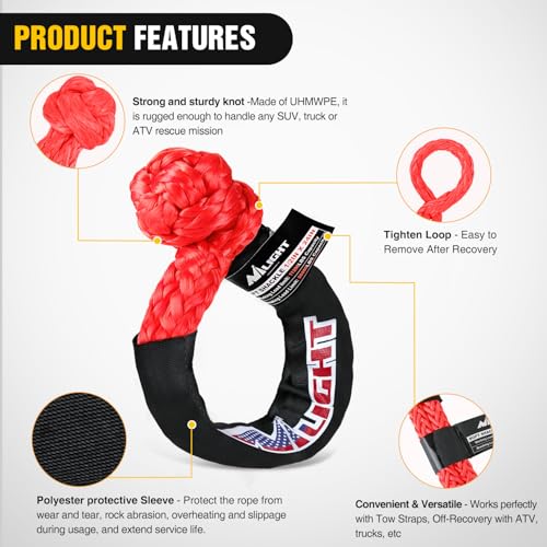 2PCS Synthetic Soft Shackles 1 (2 Count)