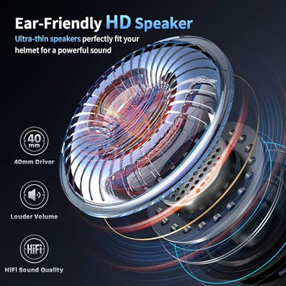 FX S Motorcycle Bluetooth Headset V5.4 (48 Count)