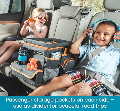 Front Seat Organizer with Tray and Cup Holders
