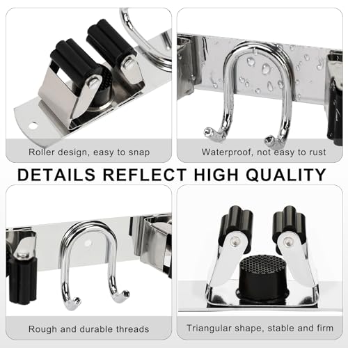 Mop Broom Holder Wall Mount