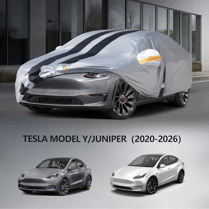 Multi Layer Car Cover Custom Fit for Tesla Model Y