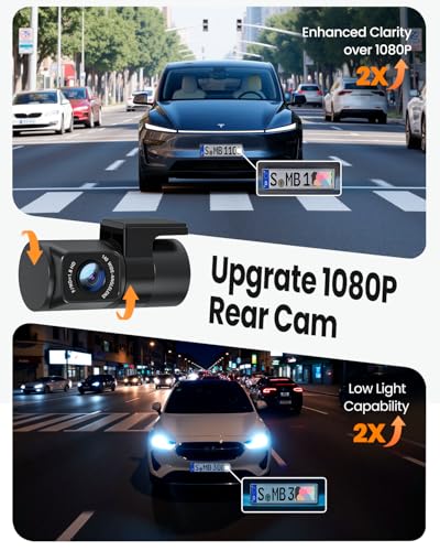 4K Dash Cam Front and Rear
