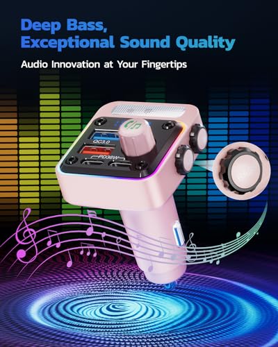 54W Bluetooth 5.3 Car Adapter