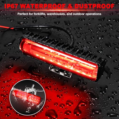 LED Red Spot Forklift Safety Light with Adjustable Bracket (2 Count)