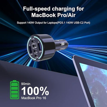 300W USB C Car Charger