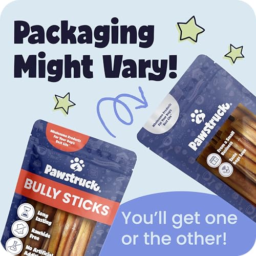 Natural 7” Braided Bully Sticks for Dogs (10 Count)