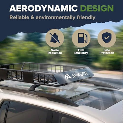 54" x 34" x 6" Roof Rack Cargo Basket with Bag