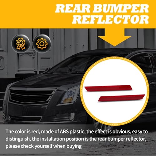 Rear Bumper Reflector Compatible with XTS 2013