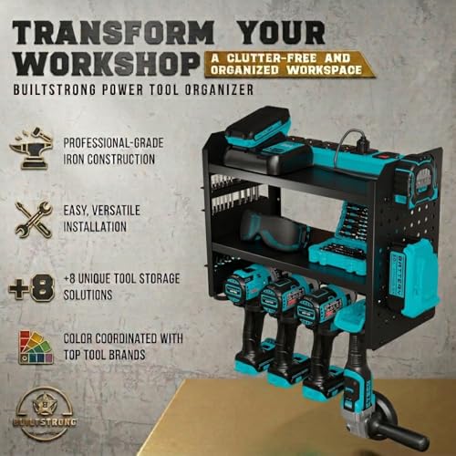 Power Tool Organizer Wall Mount