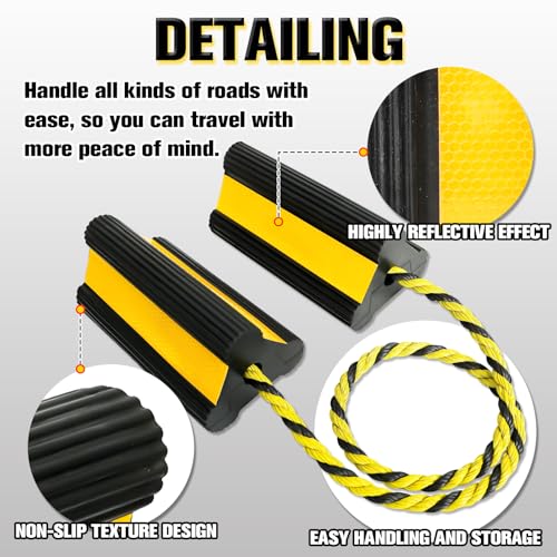 Heavy Duty Wheel Chocks with Extra