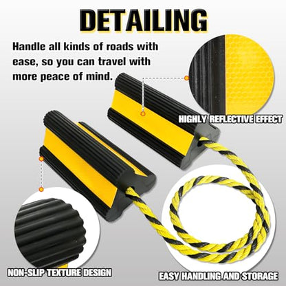 Heavy Duty Wheel Chocks with Extra