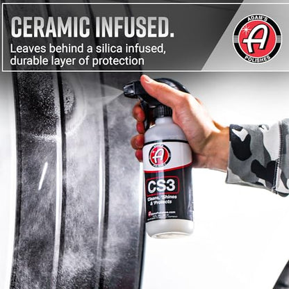 CS3 (Gallon) - Ceramic Spray Coating That Cleans, Shines & Protects | Top Coat Car Wash Polish & Paint Protectant Stronger Than Car Wax | RV Boat Motorcycle Car Waterless Cleaner (128 Fl Oz)