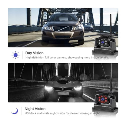 WiFi Magnetic Solar Wireless Backup Camera for Trucks