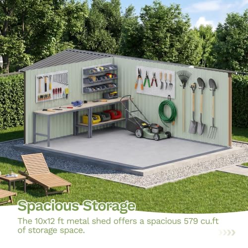10x12 FT Outdoor Storage Shed