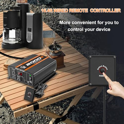 2000 Watt car Power Inverter 12V to 110V