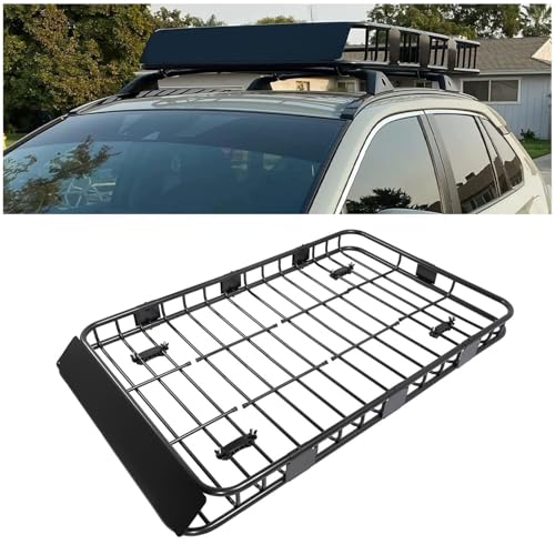 59" x 39" x 5.1" Universal Adjustable Roof Rack Cargo Carrier