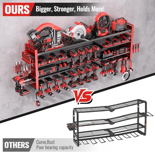 49.8" Power Tool Organizer Wall Mount