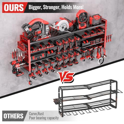 49.8" Power Tool Organizer Wall Mount