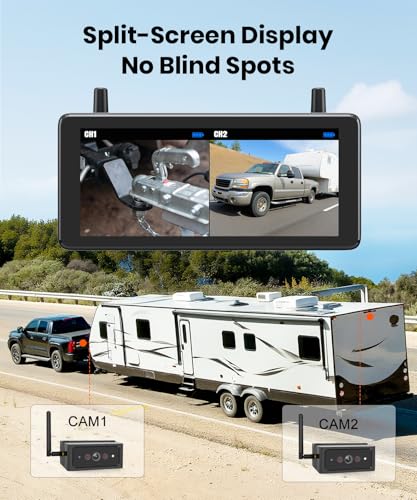 7.2'' 2 Magnetic Wireless Backup Camera