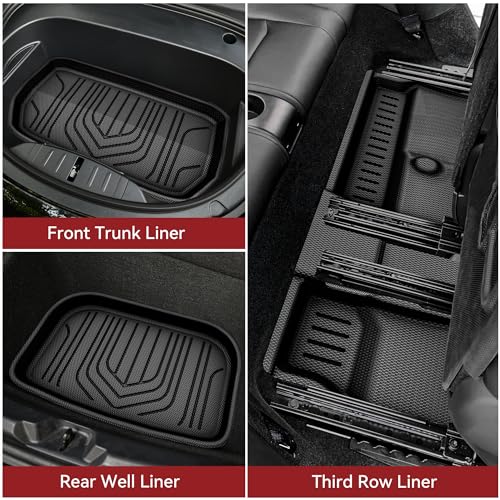 Tesla Model 3 Floor Mats Full Set Custom Fit 2020