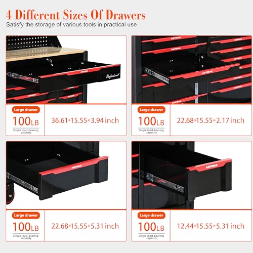 Large Tool Chest with Wheels