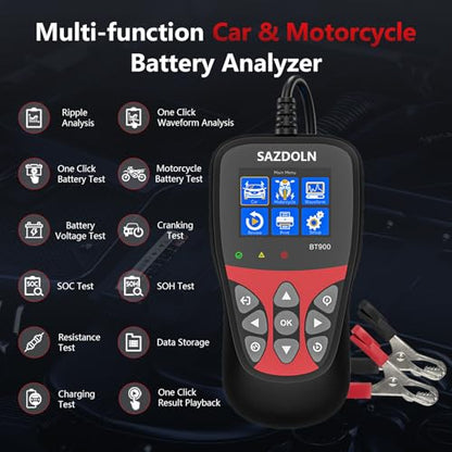 BT900 Car Battery Tester 6V 12V Load Tester