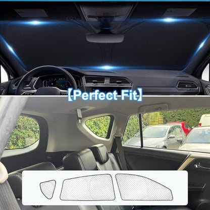8pcs Thicken Sun Shades for Toyota RAV4 2013 (8 Count)