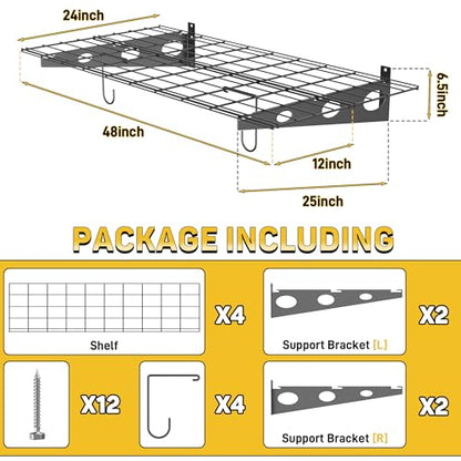 Garage Wall Shelves (2 Count)