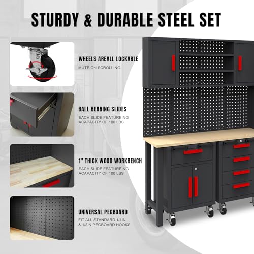 Garage Storage Cabinets System