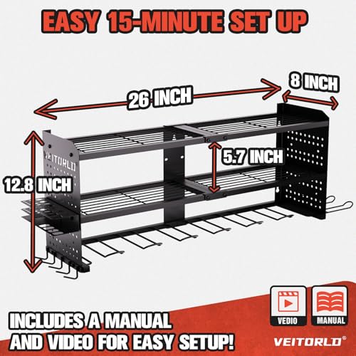 Large Power Tool Organizer Wall Mount