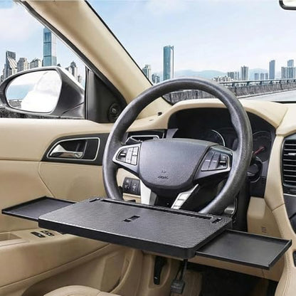 Car Back Seat Tray Table with Expandable Tray