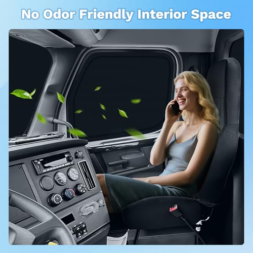 Car Window Shades for Freightliner Cascadia 2018 (3 Count)