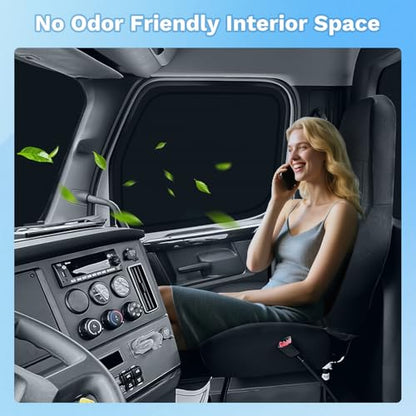 Car Window Shades for Freightliner Cascadia 2018 (3 Count)