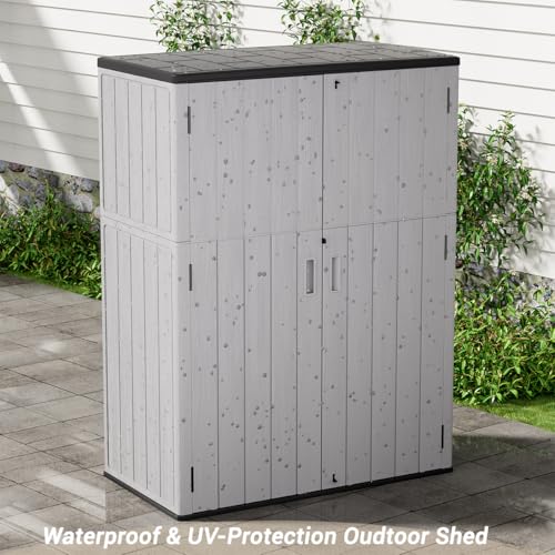 Outdoor Vertical Storage Shed