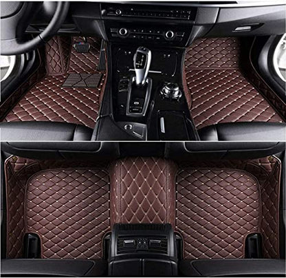 Custom All Weather Protection Luxury Leather Floor Mats for Cars SUVs Trucks According Anti