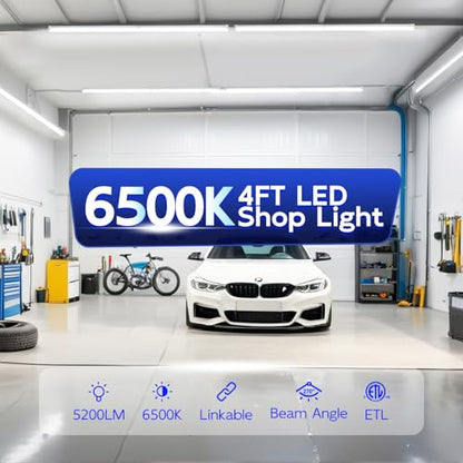 T8 LED Shop Lights 4FT (10 Count)