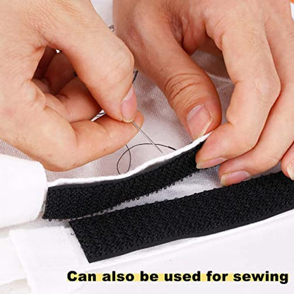 1"x32ft Hook and Loop Straps with 50 Metal Buckles (50 Count)