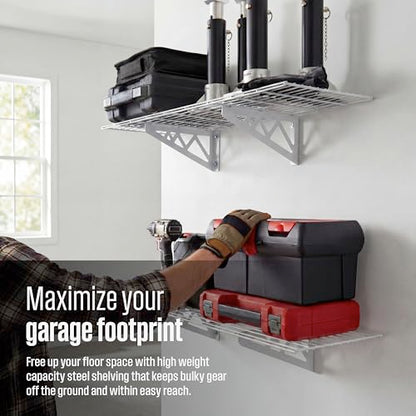 Steel Garage Wall Shelves 2 (2 Count)