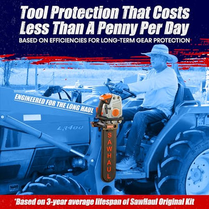 GearHaul SawHaul Fixed Universal Tractor Chainsaw Carrier